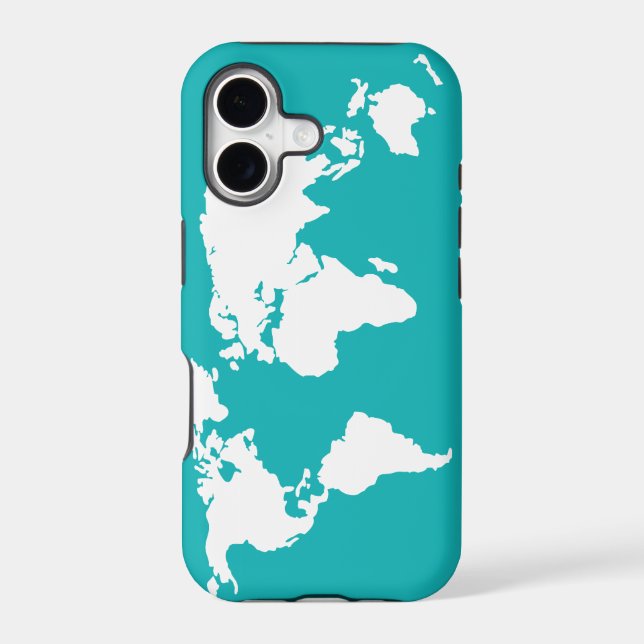 turquoise blue map (Back)