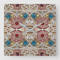 turquoise blue silver gold burgundy pink bohemian