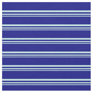 Turquoise & Blue Stripes/Lines Pattern Fabric