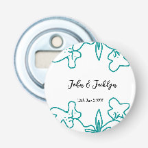 Turquoise blue wedding couple name date flstylish 