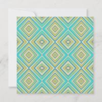 Turquoise Blues Alternative Diamond Pattern