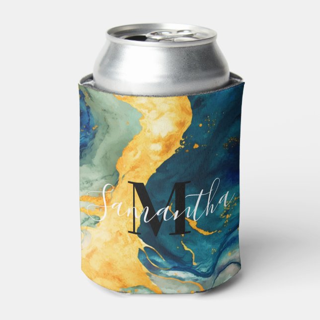 Turquoise Can Cooler (Can Front)