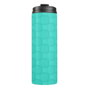 Turquoise Chic Pattern Thermal Tumbler