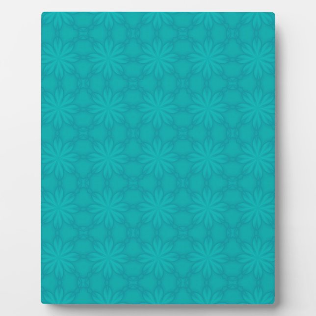 Turquoise Christmas Snow Plaque (Front)