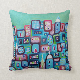 Turquoise City Cushion