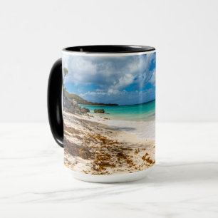 Turquoise Coastal View Anse Canot Caribbean Photo Mug