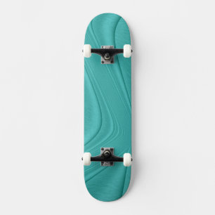 Turquoise Contour Skateboard