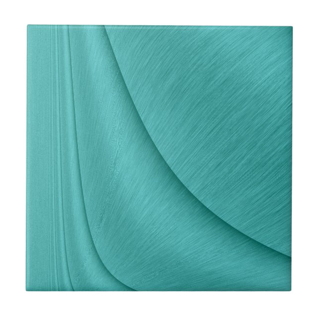 Turquoise Contour Tile (Front)