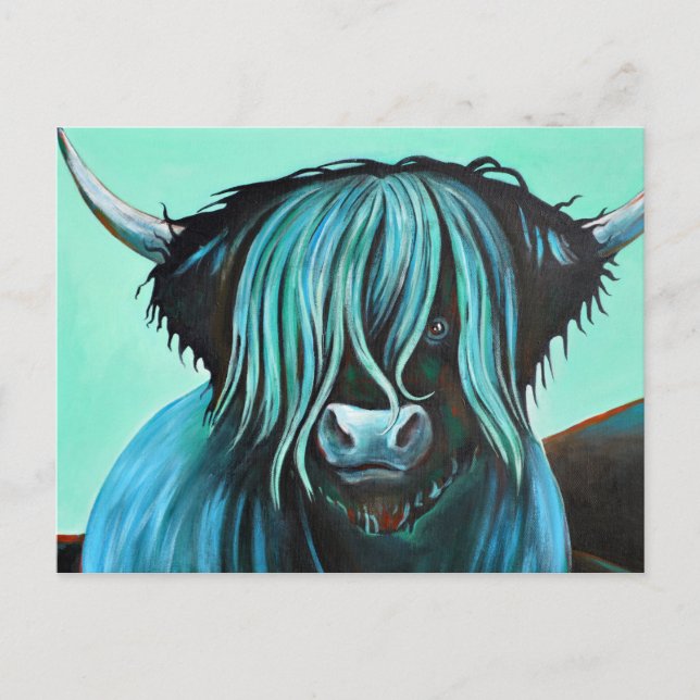 Turquoise Coo, How do you do? Postcard (Front)