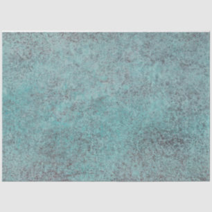 Turquoise Copper Patina texture gift Tissue Paper