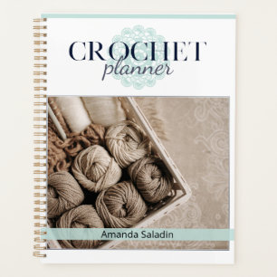 Turquoise Crochet Planner