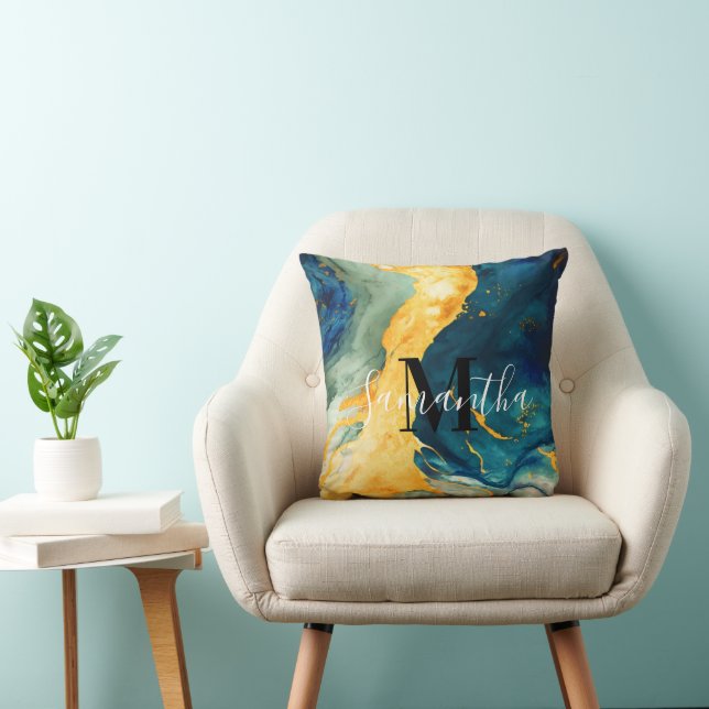 Turquoise Cushion (Chair)