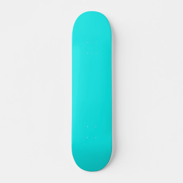 Turquoise Customisable Skateboard (Front)