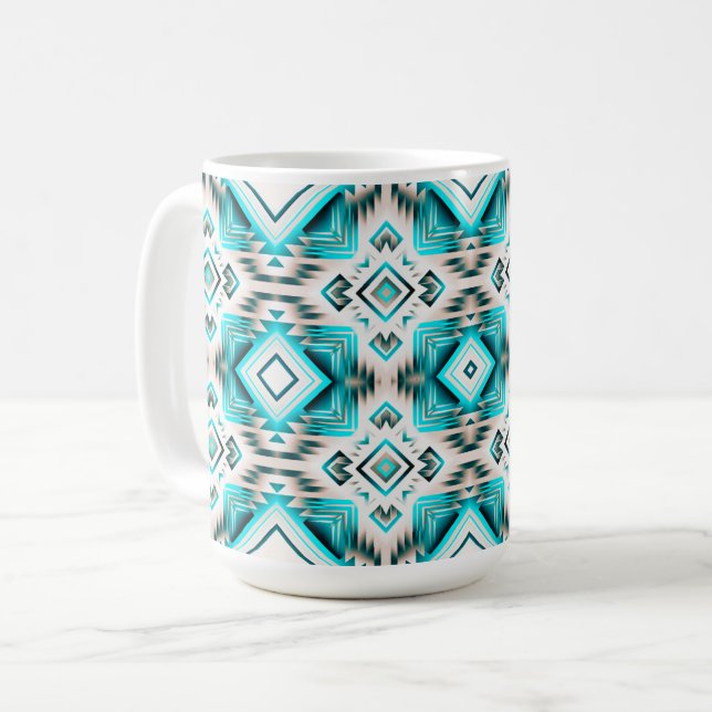 Turquoise Desert Crossroads  Coffee Mug (Front Left)