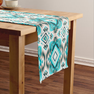 Turquoise Desert Crossroads Short Table Runner