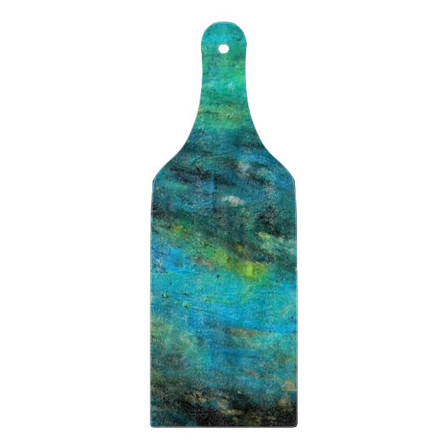 Turquoise Design   Cutting Board (Front)