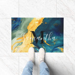 Turquoise Doormat