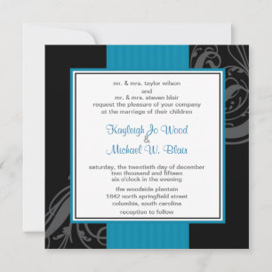 Turquoise Dream Invitation