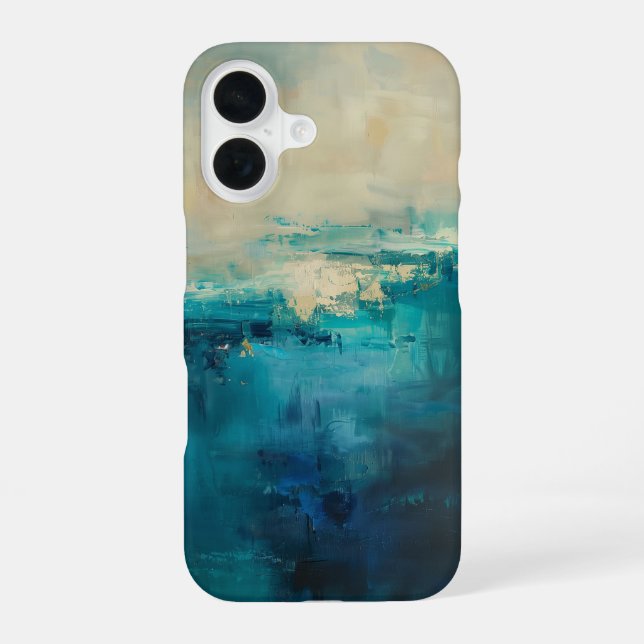 Turquoise Dream iPhone 16 Case (Back)