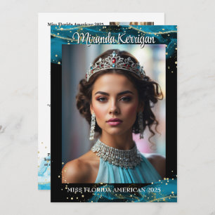 Turquoise Dream Pageant Autograph Card QR Code