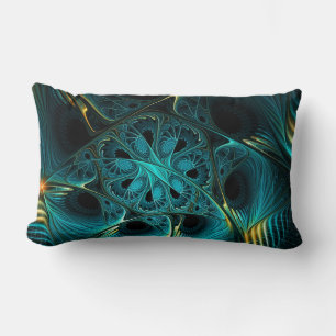 Turquoise Electric Lumbar Cushion