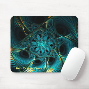 Turquoise Electric Mouse Pad