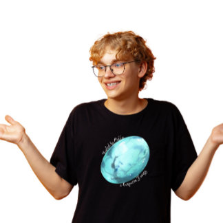 Turquoise Energy December Birthday  T-Shirt