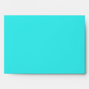 Turquoise Envelope With Damask Inside