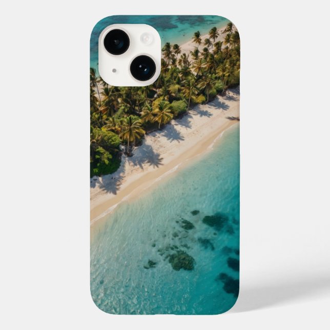 Turquoise Escape Case-Mate iPhone Case (Back)