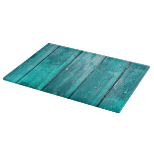 Turquoise Fence Cutting Board