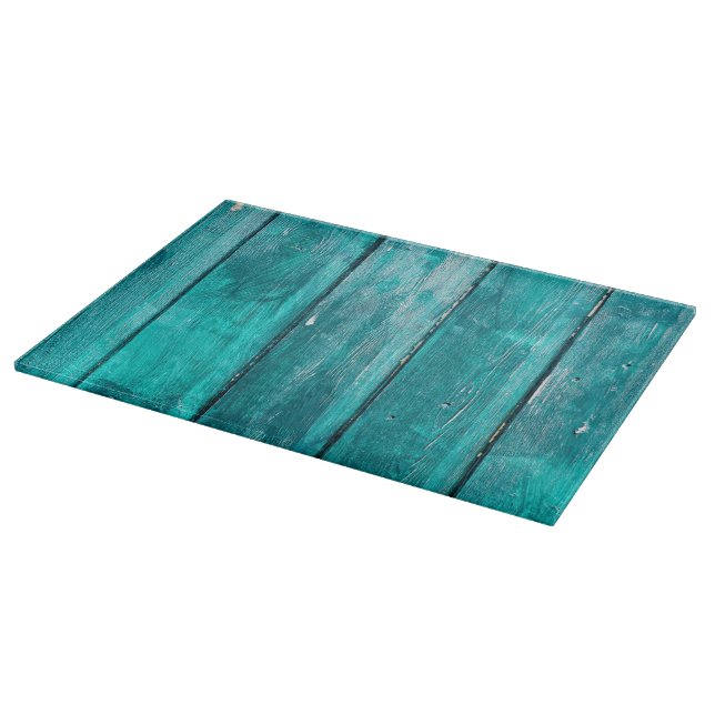 Turquoise Fence Cutting Board (Corner)