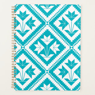 Turquoise Floral Quilt Planner