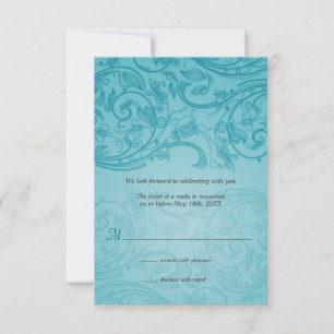 Turquoise Flourish Wedding Response