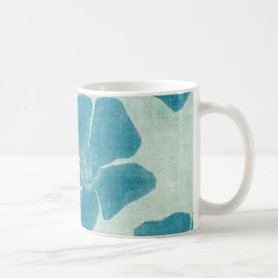 Turquoise Flower Mug