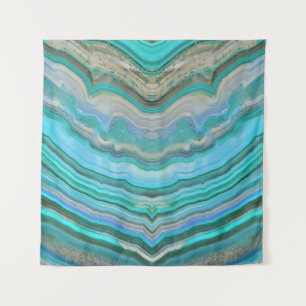 turquoise gem tapestry