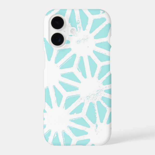 Turquoise geometric pattern (Back)