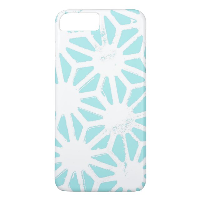 Turquoise geometric pattern Case-Mate iPhone case (Back)
