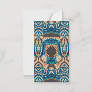 Turquoise Gold Sun Southwestern Art Card