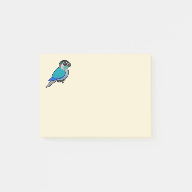 Turquoise Green-cheeked Conure Post-it Notes (Front)