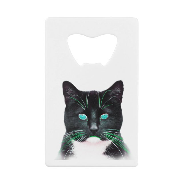 Turquoise Green Eyed Cat (Front)