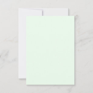 Turquoise Green Soft Pale White Pastel Solid Colou Card