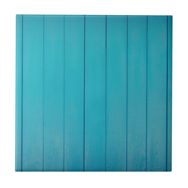 Turquoise green textured painted wall pattern ceramic tile (Front)