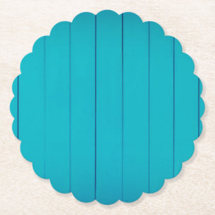Turquoise green textured painted wall pattern paper coaster