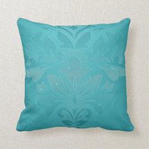 Turquoise Grunge Damask