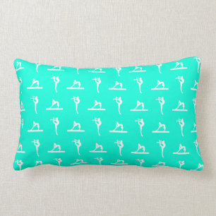 Turquoise Gymnastics Pillow