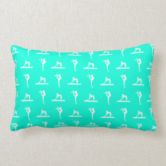 Turquoise Gymnastics Pillow