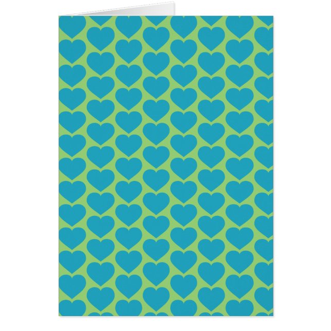 Turquoise hearts (Front)