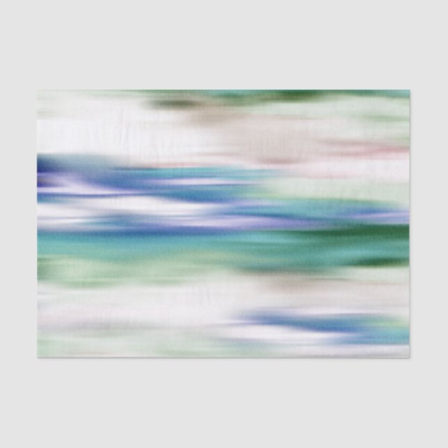 Turquoise Horizon Tissue Paper (Front)