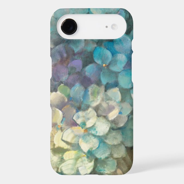 Turquoise Hydrangea Case-Mate iPhone Case (Back)