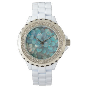 Turquoise Hydrangea Watch